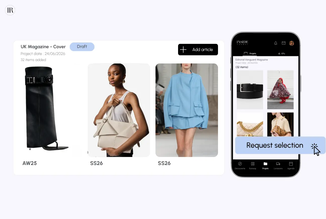Request samples in one click